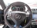 2008 Mercedes-Benz SLK Black Interior Steering Wheel Photo