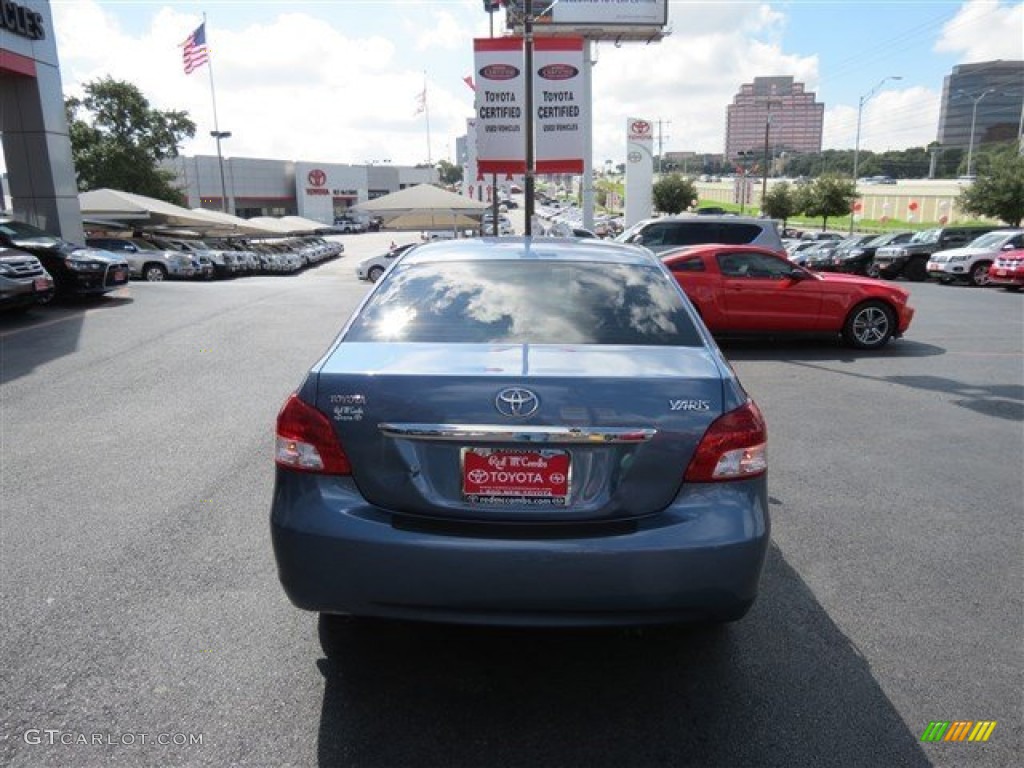 2009 Yaris S Sedan - Pacific Blue Metallic / Dark Charcoal photo #6