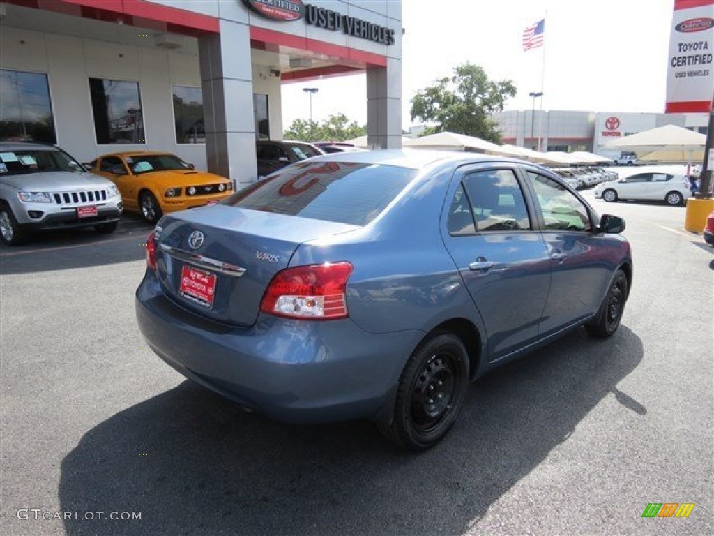 2009 Yaris S Sedan - Pacific Blue Metallic / Dark Charcoal photo #7