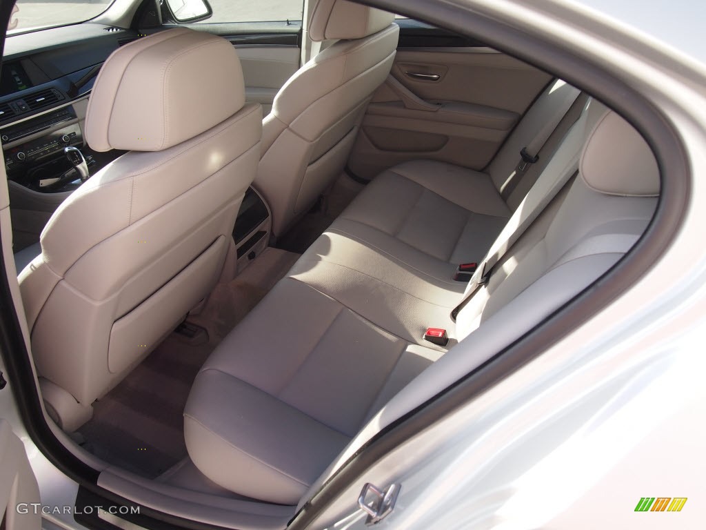 Everest Gray Interior 2011 BMW 5 Series 528i Sedan Photo #86513062