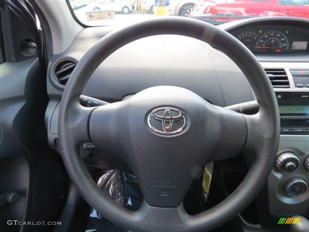 2009 Yaris S Sedan - Pacific Blue Metallic / Dark Charcoal photo #17