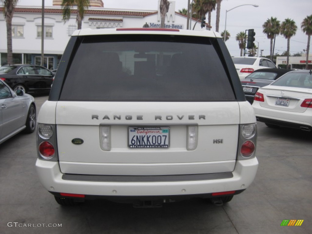 2006 Range Rover HSE - Chawton White / Sand/Jet photo #3