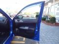 2010 Subaru Impreza Black Alcantara/Carbon Black Leather Interior Door Panel Photo