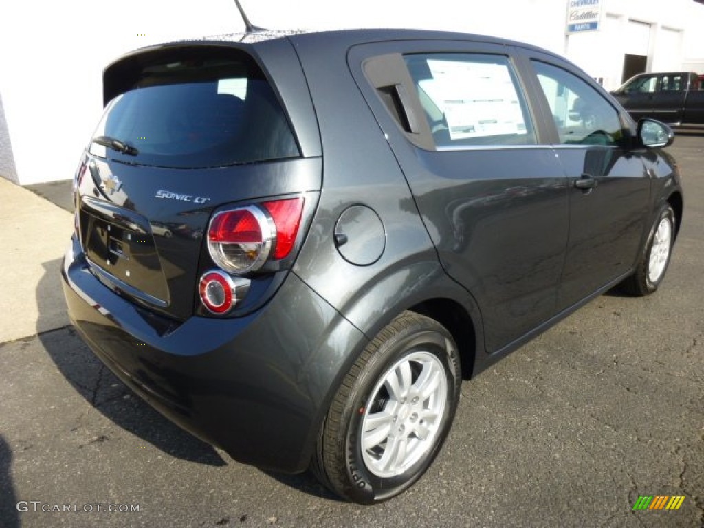 Ashen Gray Metallic 2014 Chevrolet Sonic LT Hatchback Exterior Photo #86513848