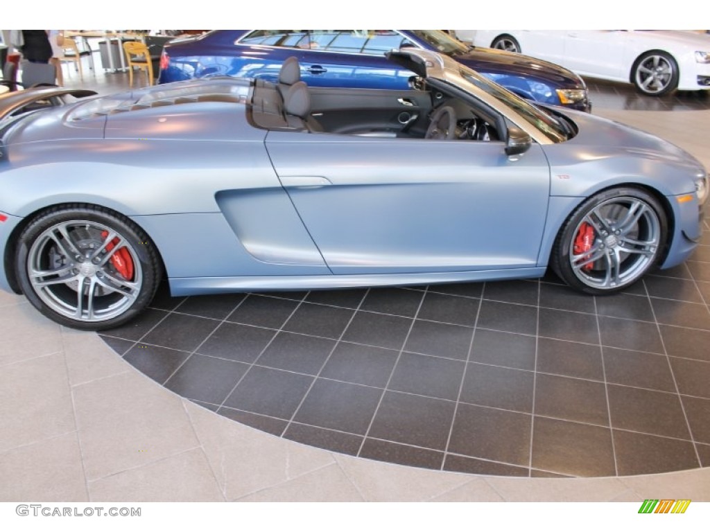 Sphere Blue Matte 2012 Audi R8 GT Spyder Exterior Photo #86514196