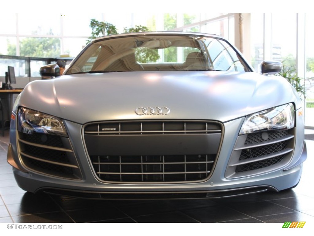 Sphere Blue Matte 2012 Audi R8 GT Spyder Exterior Photo #86514250