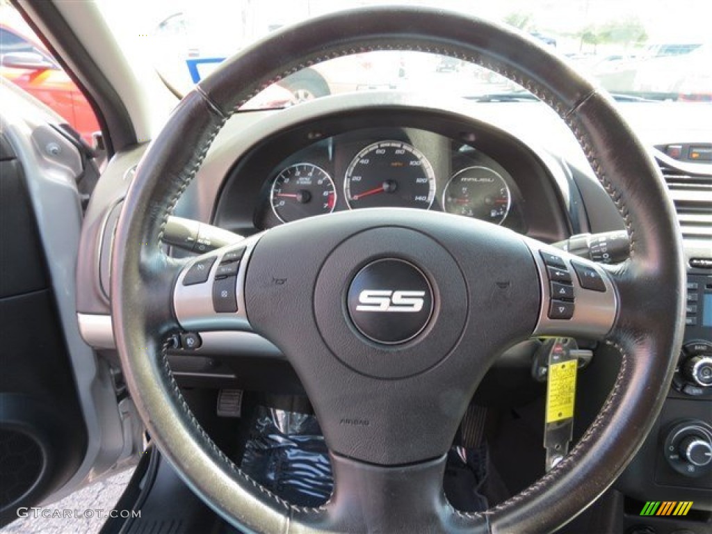 2007 Chevrolet Malibu Maxx SS Wagon Ebony Black Steering Wheel Photo #86514487