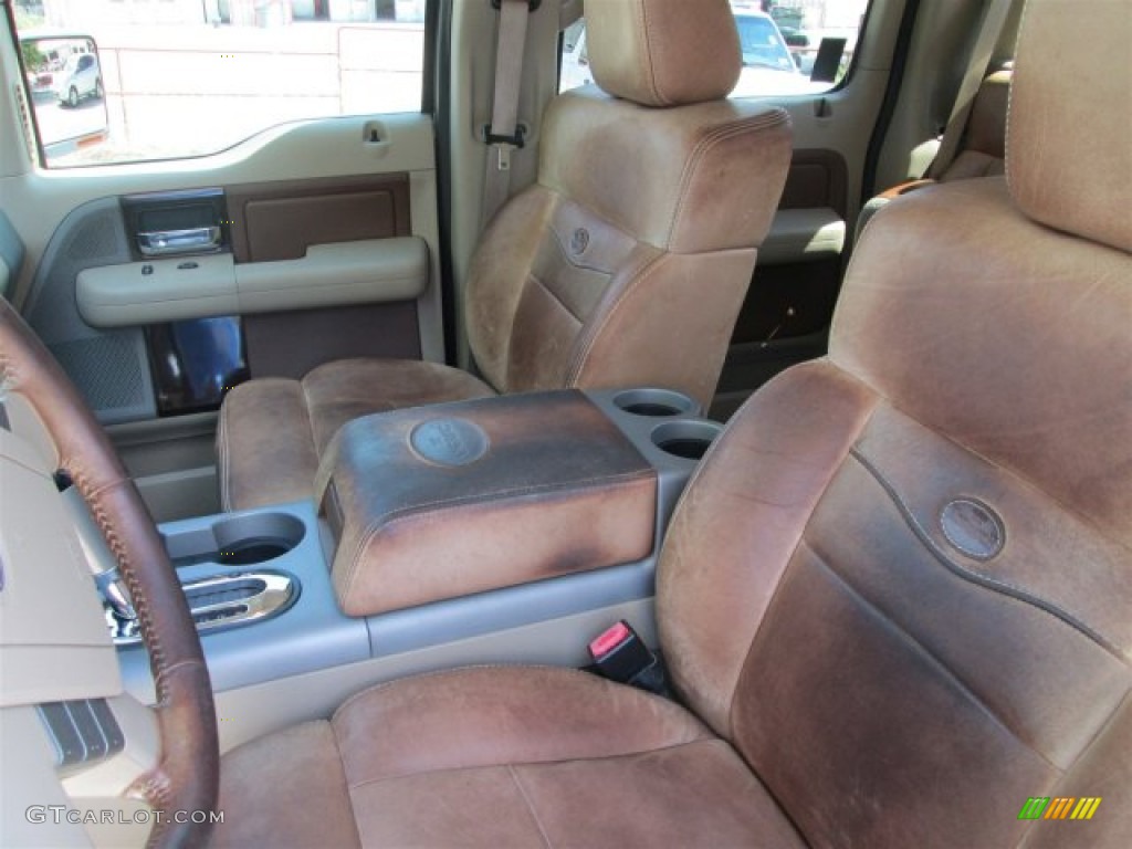 2006 F150 King Ranch SuperCrew 4x4 - Oxford White / Castano Brown Leather photo #8