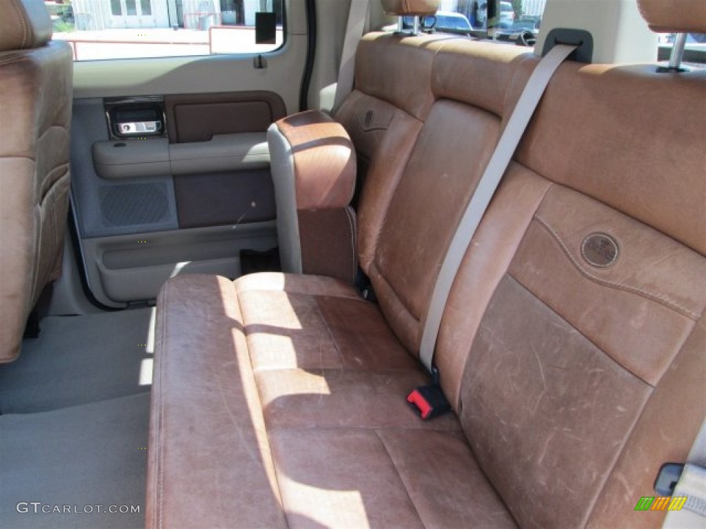 2006 F150 King Ranch SuperCrew 4x4 - Oxford White / Castano Brown Leather photo #9