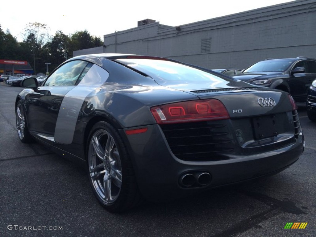 Daytona Grey Pearl Effect 2009 Audi R8 4.2 FSI quattro Exterior Photo #86515228