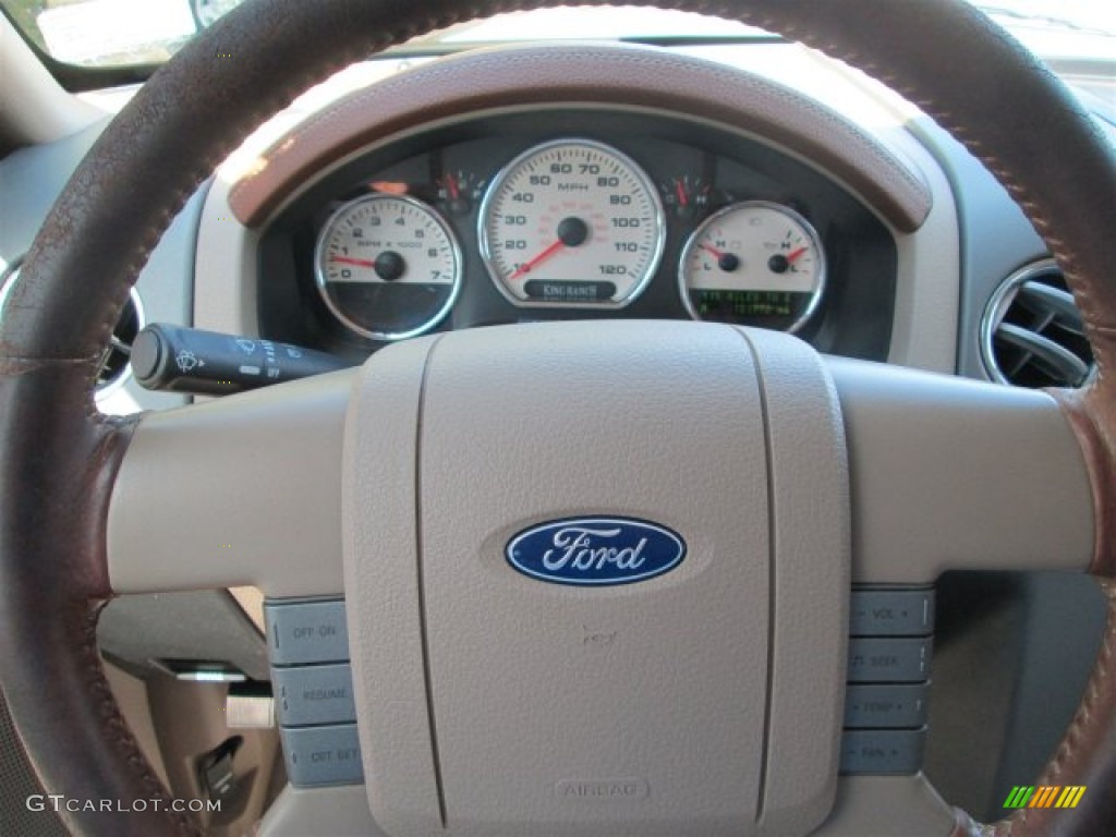 2006 F150 King Ranch SuperCrew 4x4 - Oxford White / Castano Brown Leather photo #20