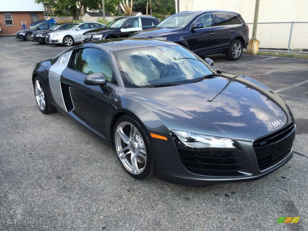 Daytona Grey Pearl Effect 2009 Audi R8 4.2 FSI quattro Exterior Photo #86515468