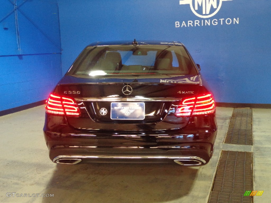 2014 E 550 4Matic Sedan - Black / Black photo #5
