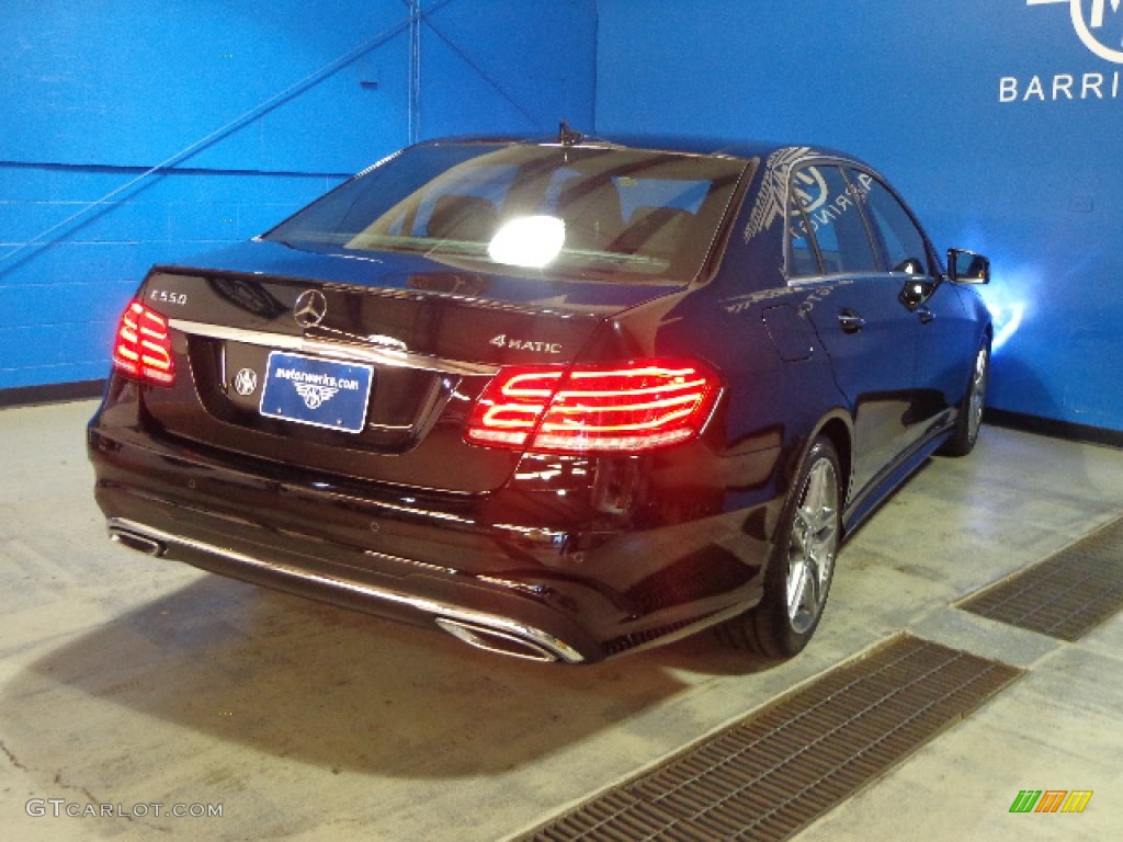 2014 E 550 4Matic Sedan - Black / Black photo #6