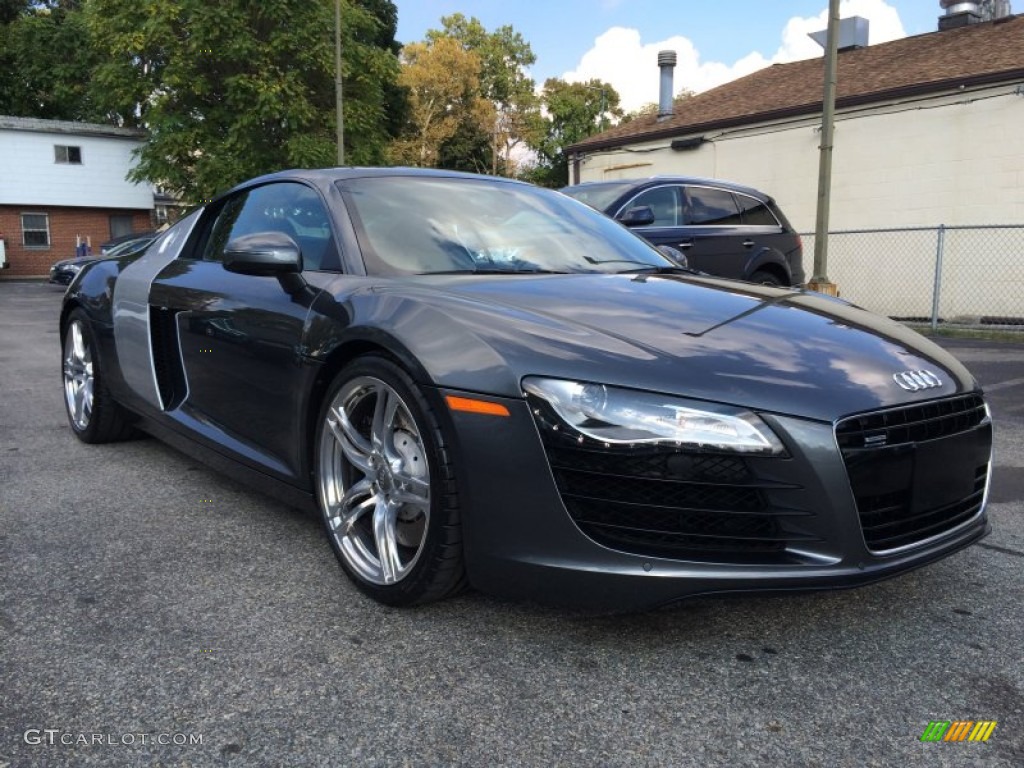 Daytona Grey Pearl Effect 2009 Audi R8 4.2 FSI quattro Exterior Photo #86515496