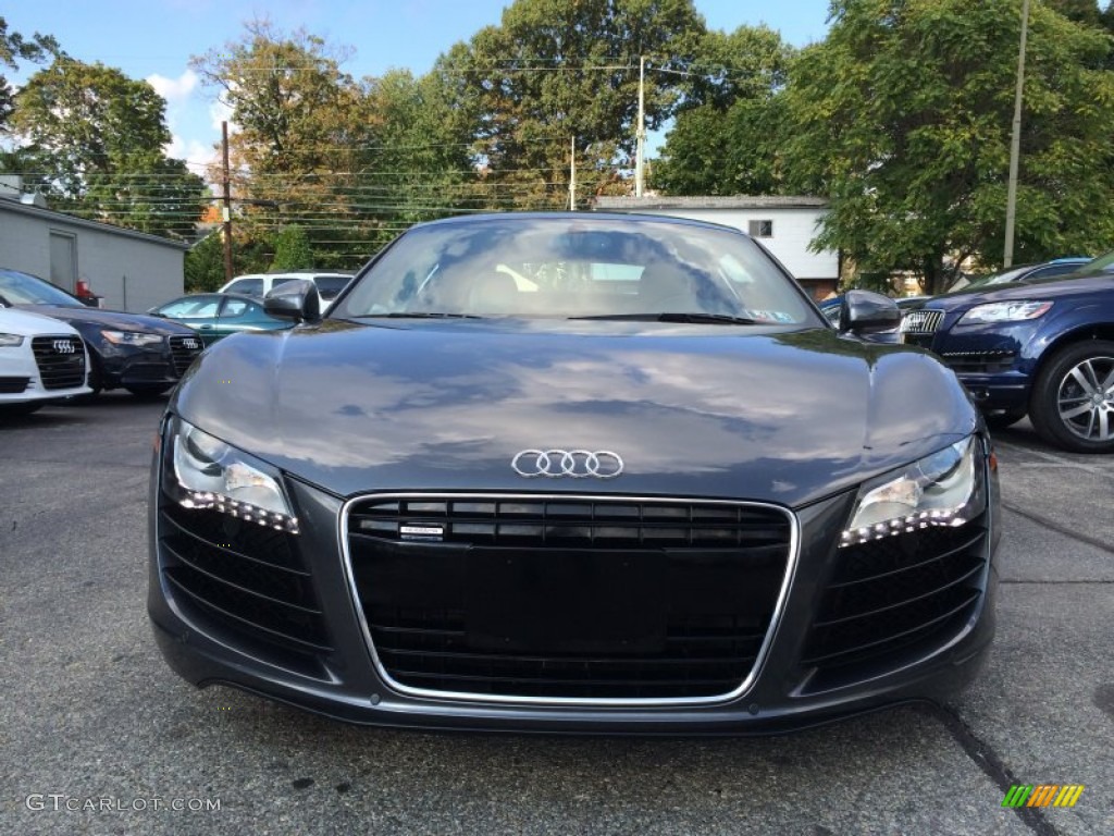 Daytona Grey Pearl Effect 2009 Audi R8 4.2 FSI quattro Exterior Photo #86515627
