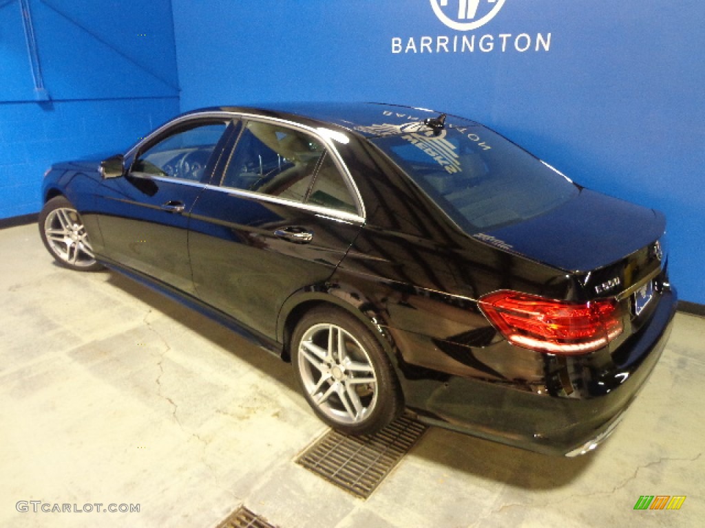 2014 E 550 4Matic Sedan - Black / Black photo #14