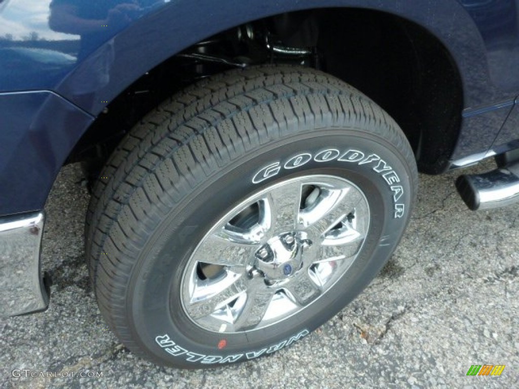 2013 F150 XLT SuperCab 4x4 - Blue Jeans Metallic / Steel Gray photo #7