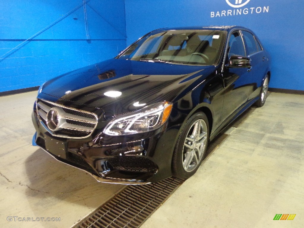 2014 E 550 4Matic Sedan - Black / Black photo #19