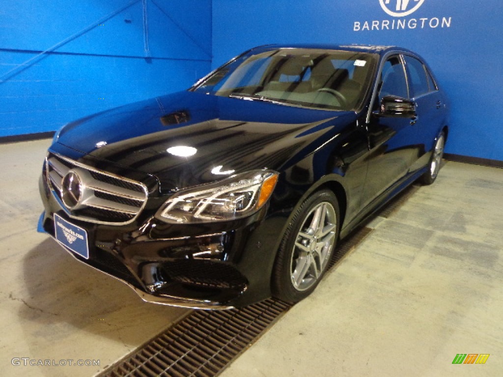 2014 E 550 4Matic Sedan - Black / Black photo #20