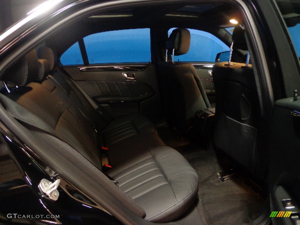 2014 E 550 4Matic Sedan - Black / Black photo #21