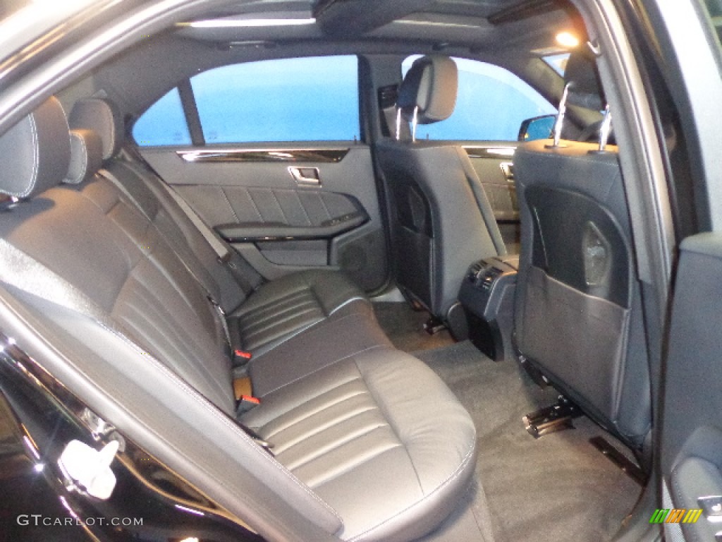 2014 E 550 4Matic Sedan - Black / Black photo #22