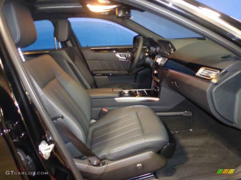 2014 E 550 4Matic Sedan - Black / Black photo #24