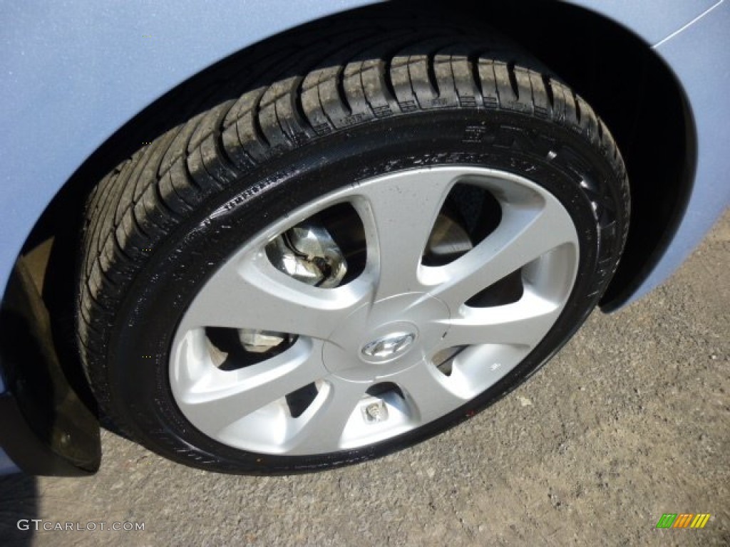 2012 Elantra Limited - Blue Sky Metallic / Beige photo #9