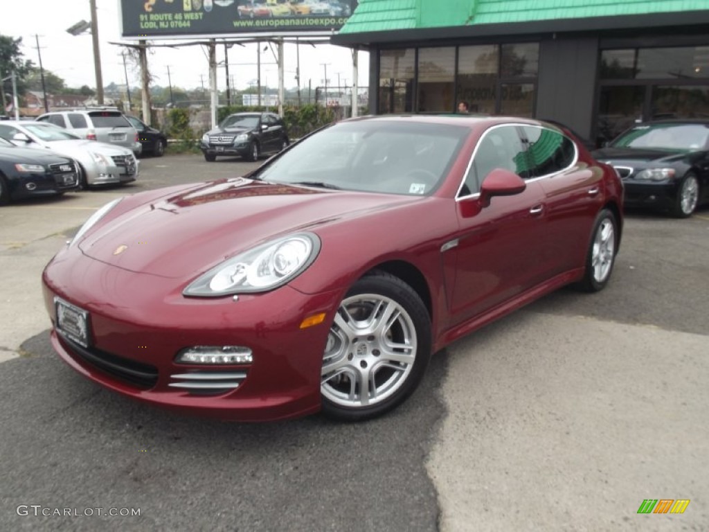 2010 Panamera 4S - Ruby Red Metallic / Black photo #1