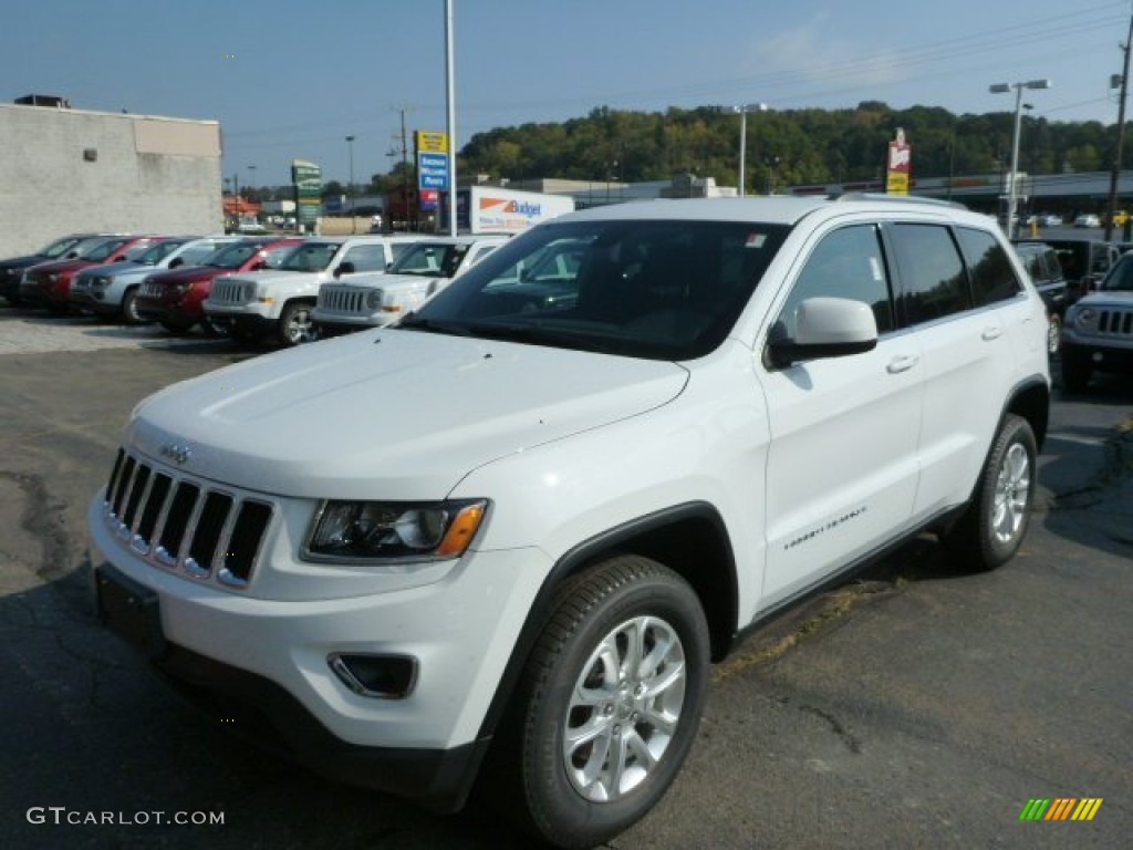 2014 Grand Cherokee Laredo 4x4 - Bright White / Morocco Black photo #1