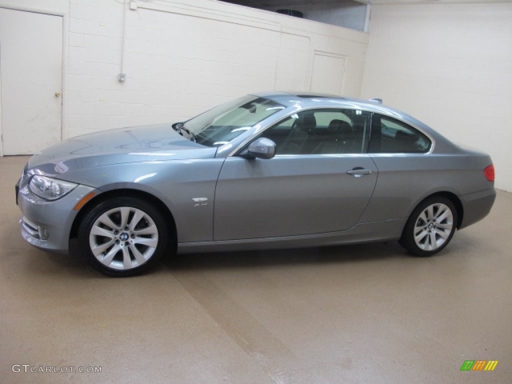 2011 3 Series 328i xDrive Coupe - Space Gray Metallic / Black photo #5