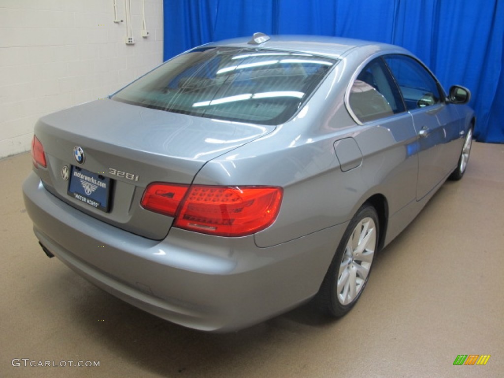 2011 3 Series 328i xDrive Coupe - Space Gray Metallic / Black photo #9