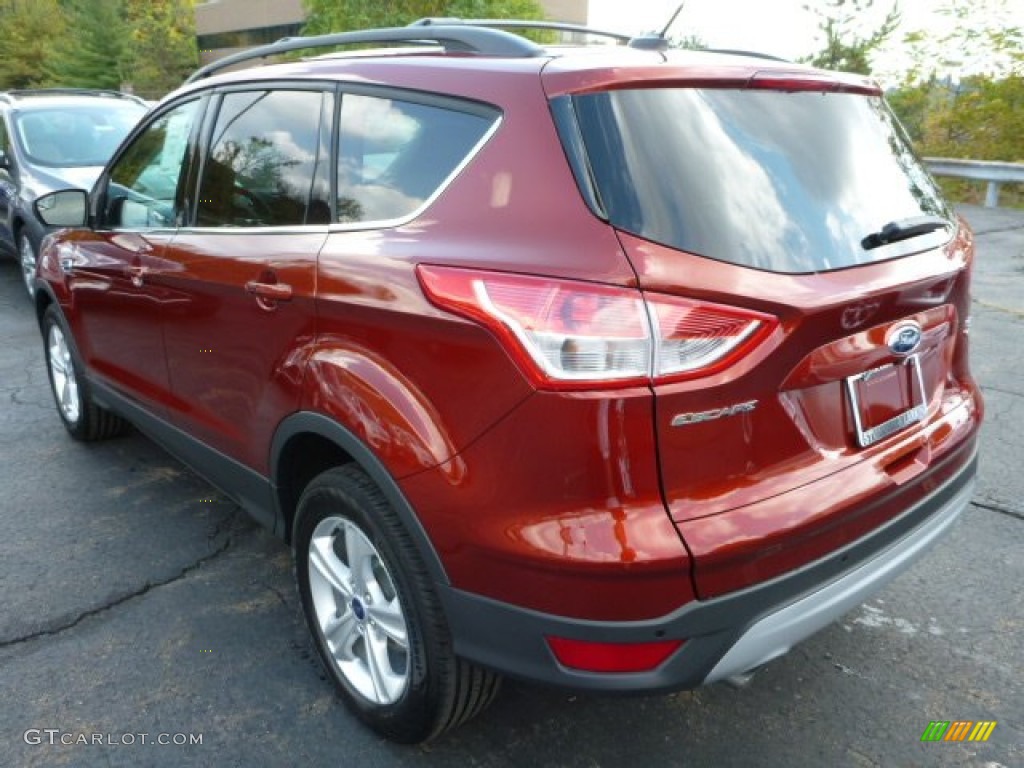 2014 Escape SE 1.6L EcoBoost 4WD - Sunset / Charcoal Black photo #4