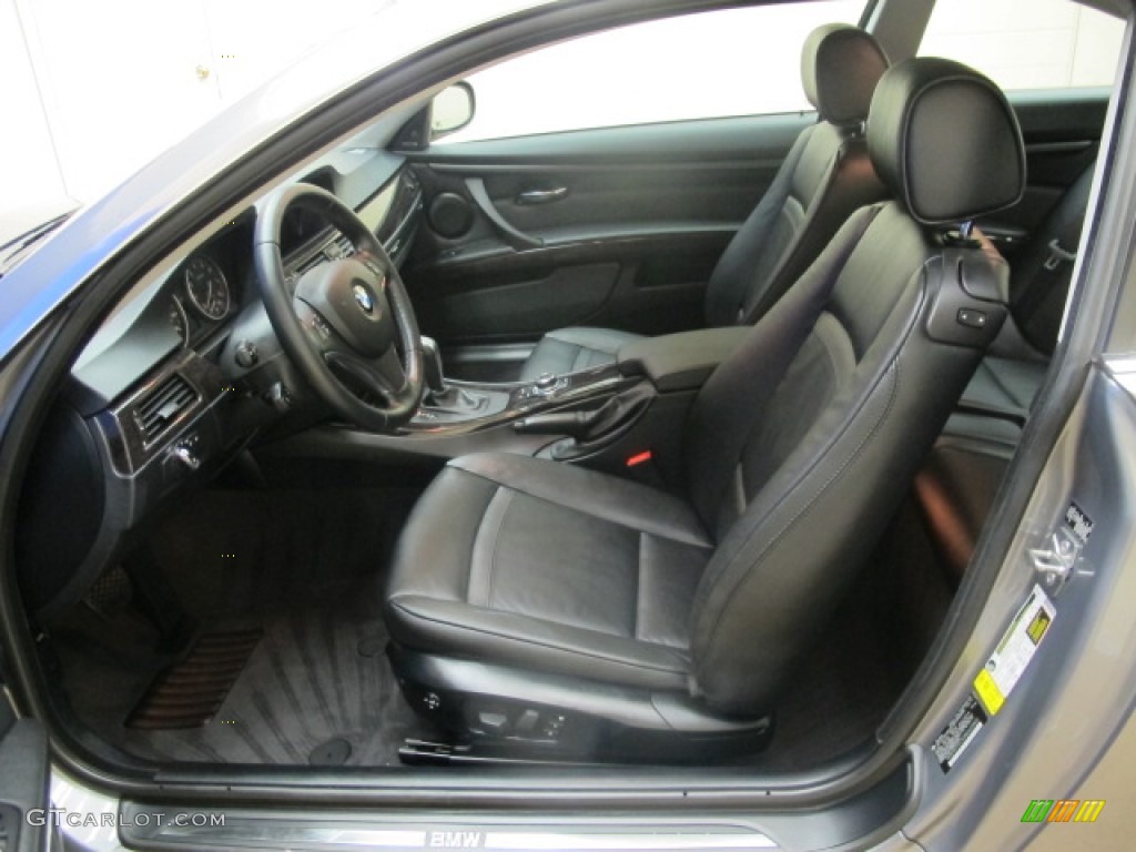 2011 3 Series 328i xDrive Coupe - Space Gray Metallic / Black photo #17
