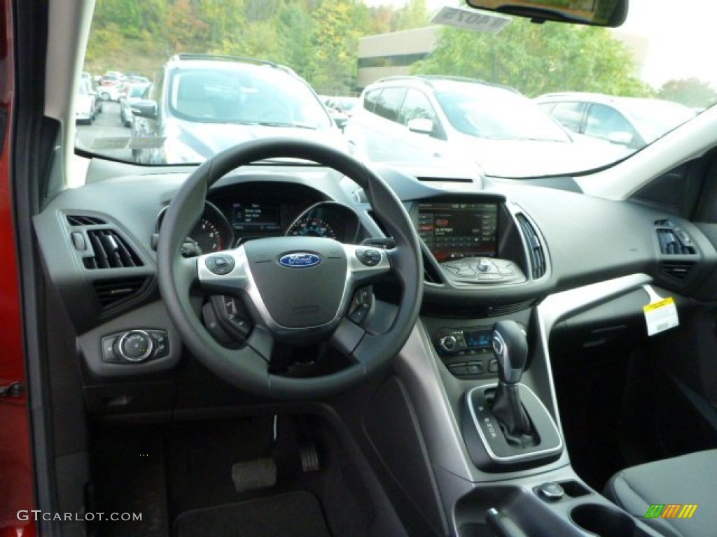 2014 Escape SE 1.6L EcoBoost 4WD - Sunset / Charcoal Black photo #10