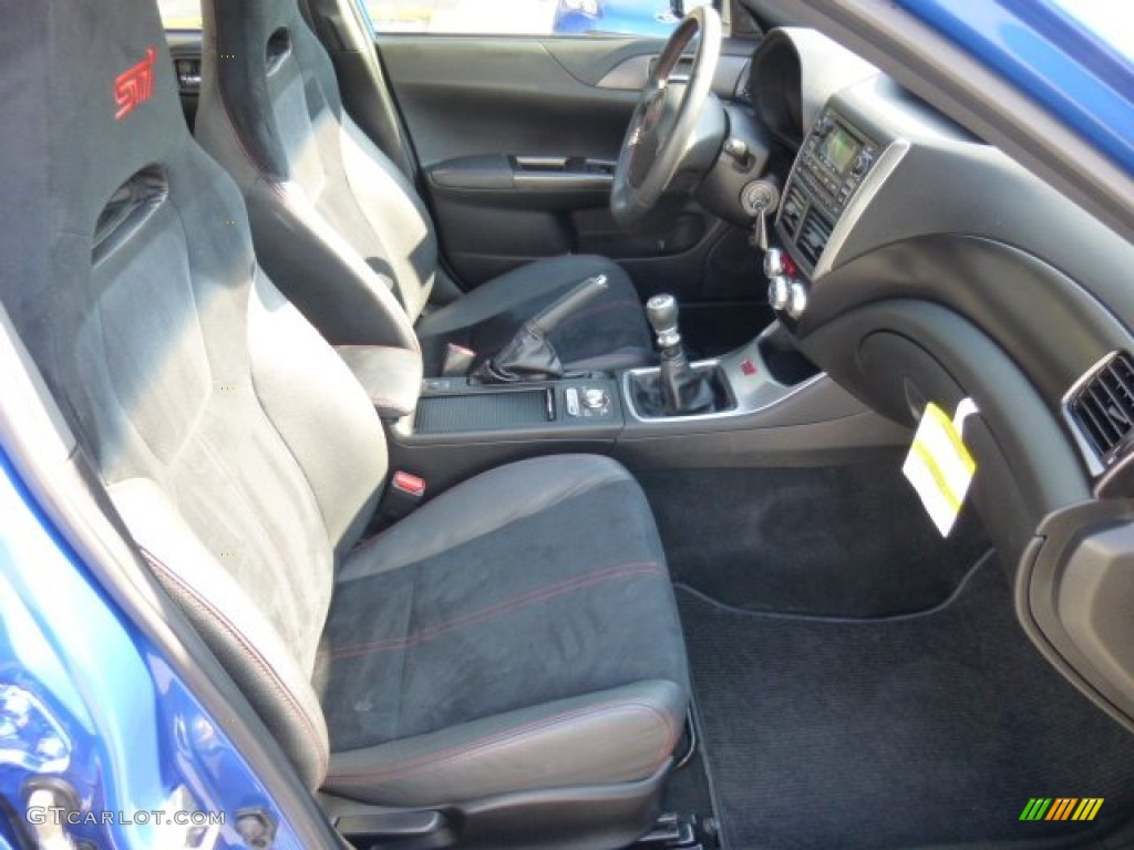 STi Black Alcantara/Carbon Black Interior 2013 Subaru Impreza WRX STi 5 Door Photo #86516878
