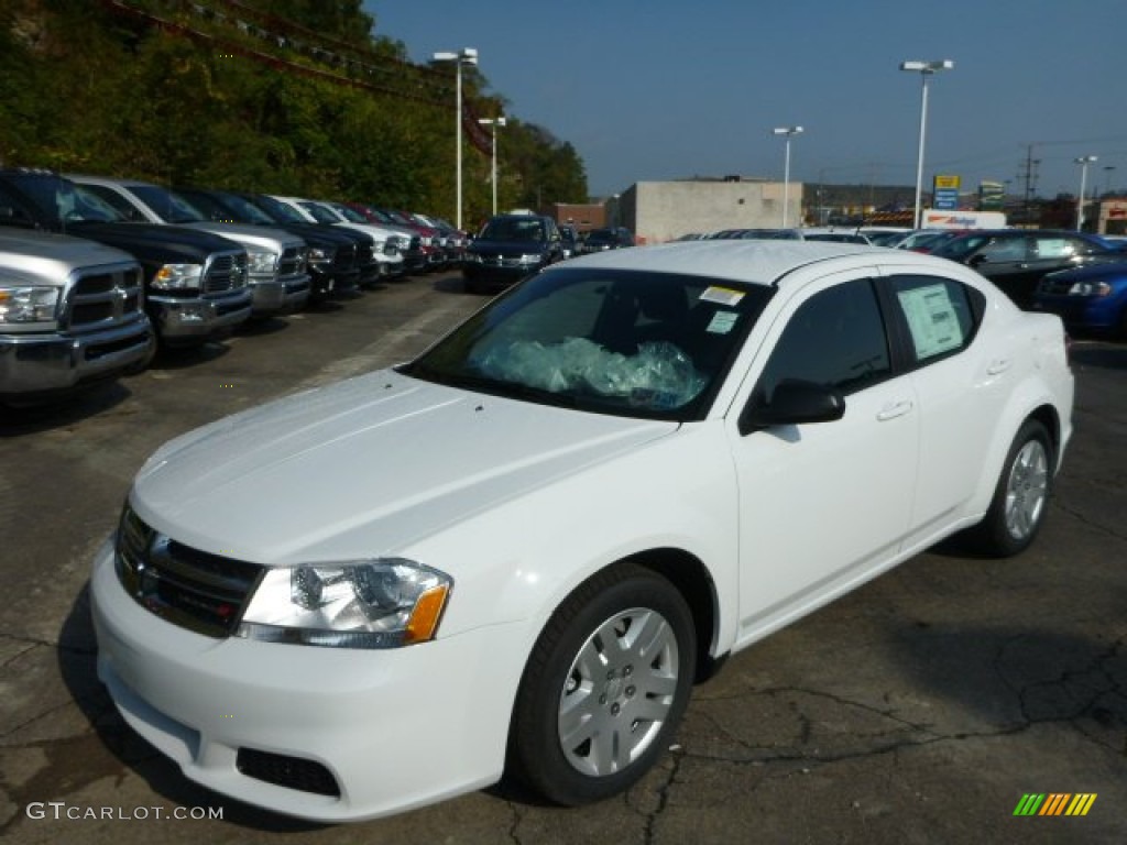 Bright White 2014 Dodge Avenger SE Exterior Photo #86518189