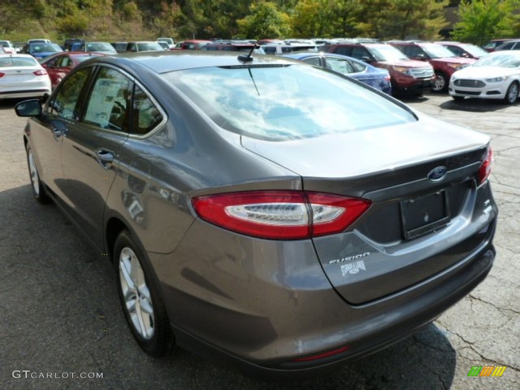 2014 Fusion SE EcoBoost - Sterling Gray / Charcoal Black photo #4