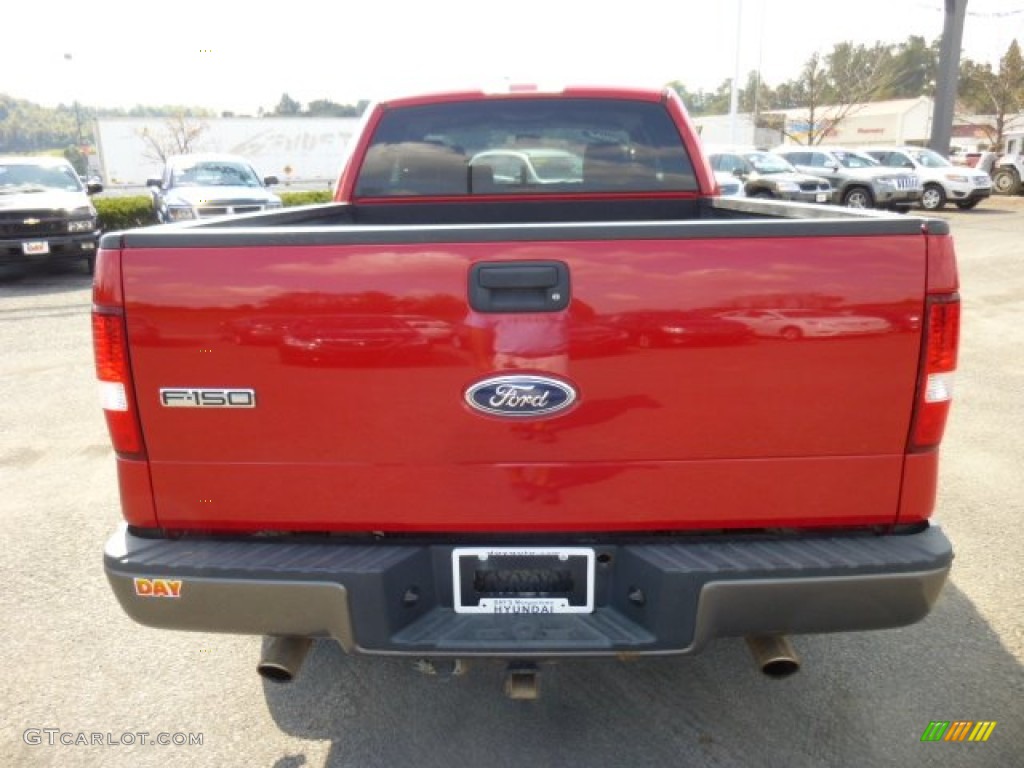 2004 F150 FX4 SuperCab 4x4 - Bright Red / Black/Medium Flint photo #6