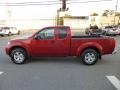 2013 Lava Red Nissan Frontier SV V6 King Cab 4x4  photo #4