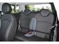 2009 Mini Cooper Black/Grey Interior Rear Seat Photo
