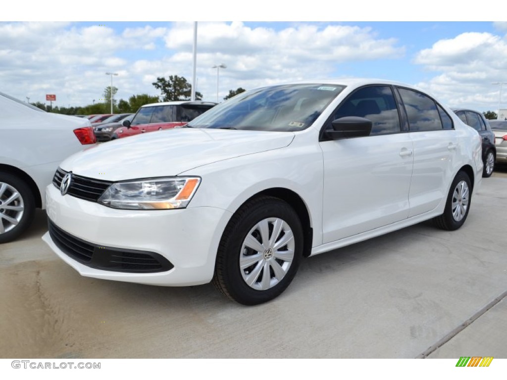 Pure White Volkswagen Jetta