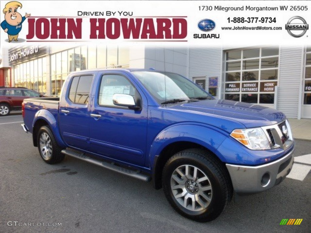 2013 Frontier SL Crew Cab 4x4 - Metallic Blue / Steel photo #1