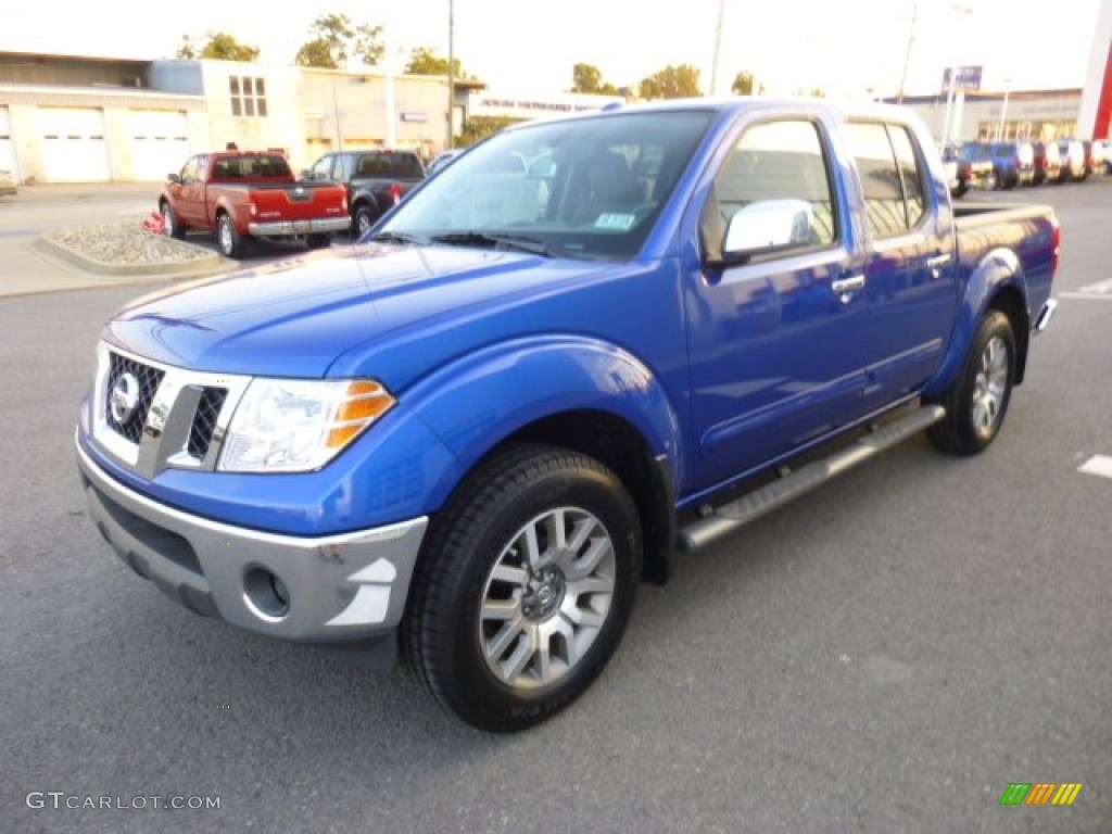 2013 Frontier SL Crew Cab 4x4 - Metallic Blue / Steel photo #3