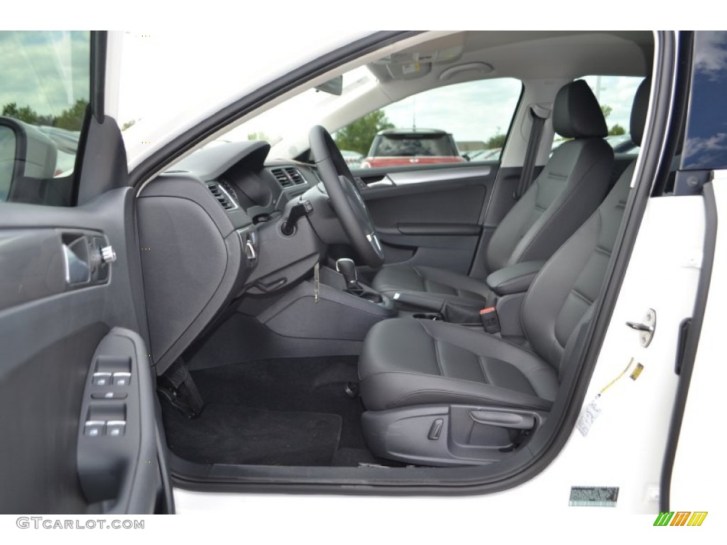 Titan Black Interior 2014 Volkswagen Jetta TDI Sedan Photo #86521714