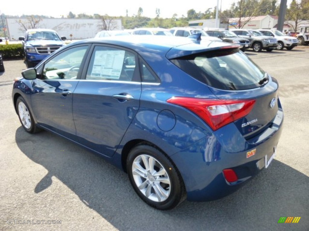 2013 Elantra GT - Windy Sea Blue / Beige photo #5