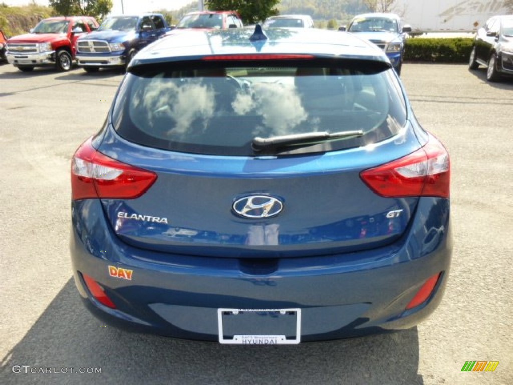 2013 Elantra GT - Windy Sea Blue / Beige photo #6