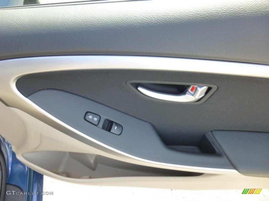 2013 Elantra GT - Windy Sea Blue / Beige photo #11