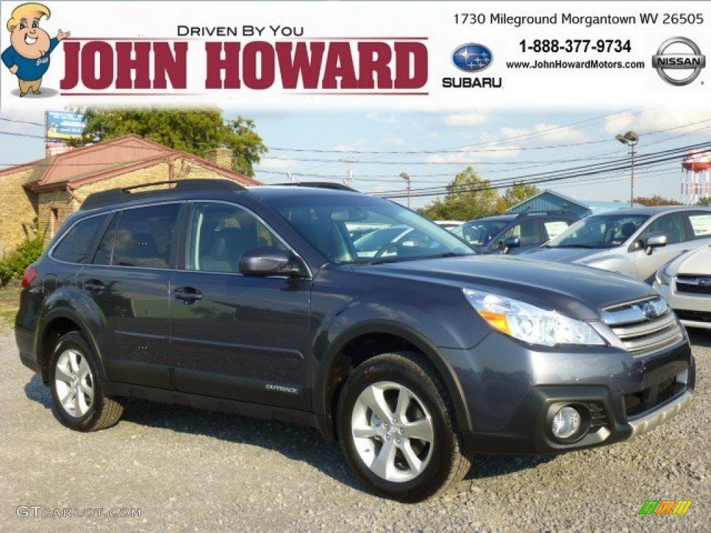 2014 Outback 2.5i Limited - Carbide Gray Metallic / Black photo #1