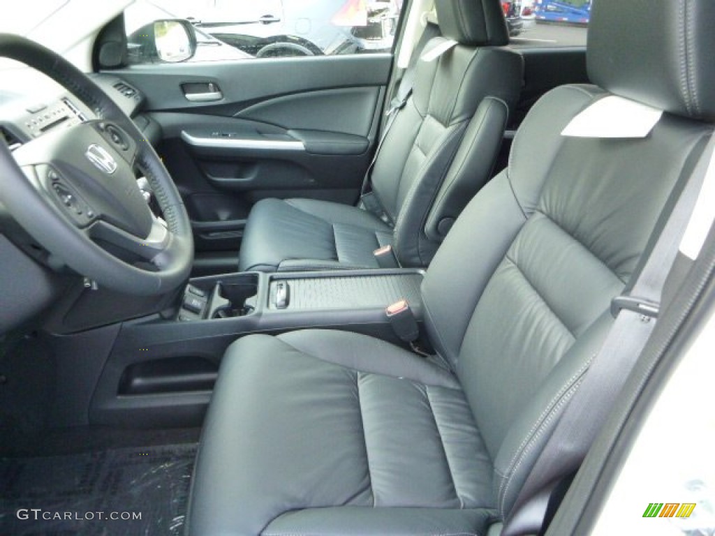 2014 CR-V EX-L AWD - White Diamond Pearl / Black photo #10
